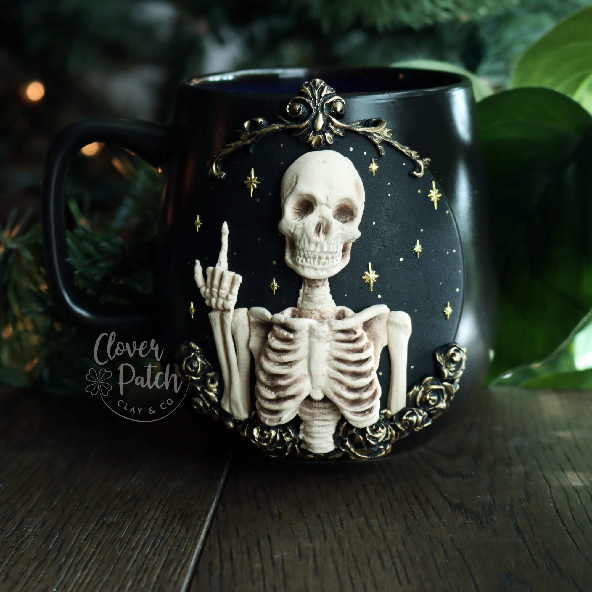 FU Skeleton Mug